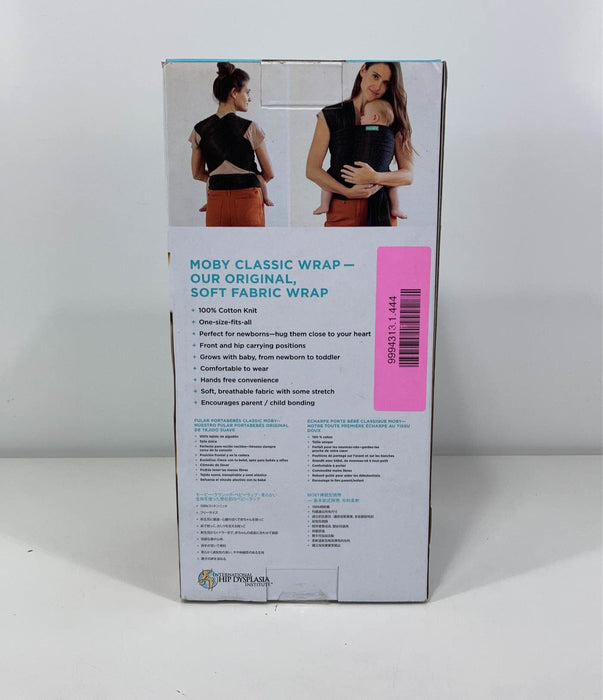 secondhand Moby Wrap Baby Carrier, Fleck