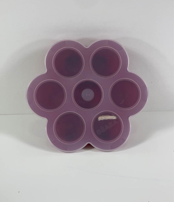 secondhand Beaba Multiportions Storage Tray, 2 pack purple& green