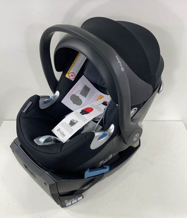 used Cybex Aton Q Infant Car Seat, 2018, Graphite Black