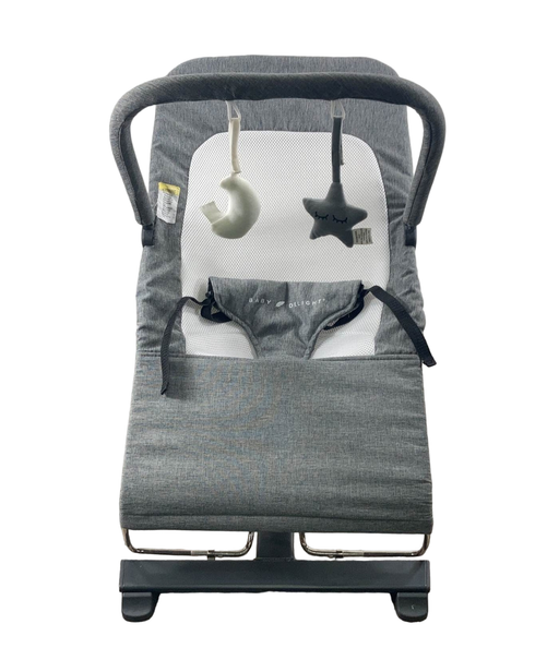 used Baby Delight Go With Me Alpine Deluxe Portable Bouncer, Charcoal