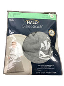 used Halo Cotton Sleepsack, L, Heather Grey