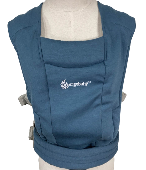 secondhand Ergobaby Embrace Baby Carrier, Oxford Blue