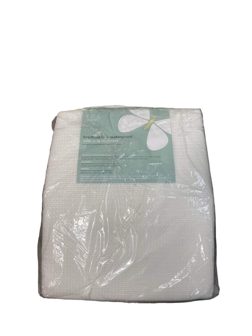 used Lullaby Earth Breeze Mini Crib Mattress