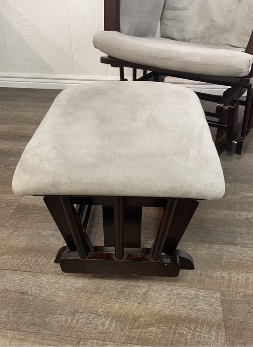 used Unknown Upholstered Glider And Ottoman