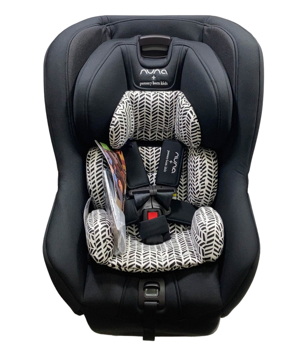 secondhand Nuna RAVA Convertible Car Seat, Broken Arrow Caviar, 2022