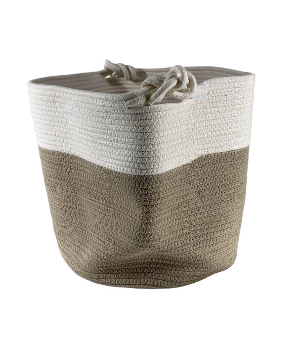 Shop Parker Baby Co. Rope Storage Basket, Round, Cream/Beige at GoodBuy Gear
