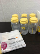 secondhand Medela Breast Milk Collection and Storage Bottles with Solid Lids - 6pk/5oz