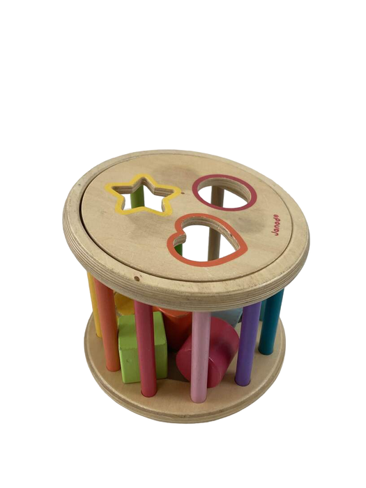 secondhand Hape Wooden Rolling Shape Sorter