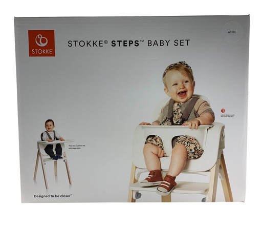 used Stokke Steps Baby Set, White