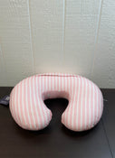 secondhand Boppy Luxe Nursing Pillow, Pink w/ white polka dots and pink/white stripes