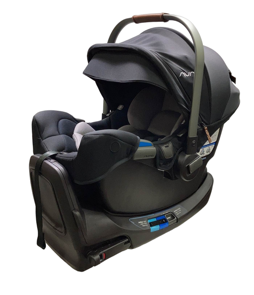 used Nuna PIPA rx Infant Car Seat with RELX Base, 2023, Caviar