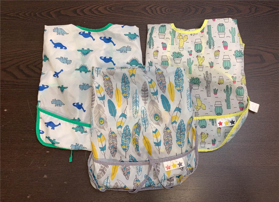 used BUNDLE Long Sleeved Bibs, Size Medium