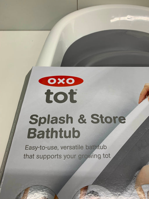 secondhand OXO Tot Splash & Store Baby Bathtub