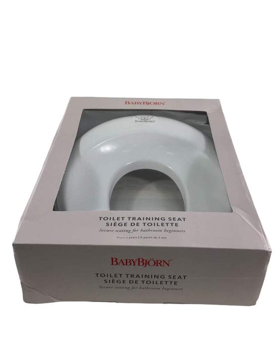 Shop BabyBjorn Toilet Trainer Seat, White/Grey at GoodBuy Gear