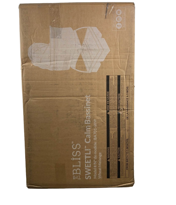 Shop TruBliss Sweetli Calm Bassinet, Wheat Melange at GoodBuy Gear