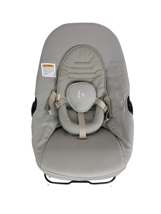 secondhand Bloom Coco Go 3-in-1 Bouncer, Natural Wood, Frost Grey Organic