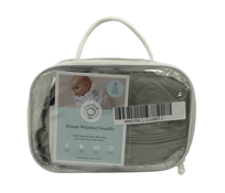 used Dreamland Weighted Swaddle, Moon Grey