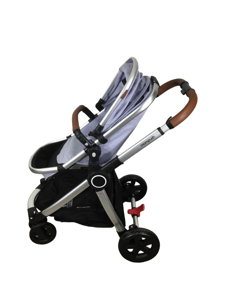 Mompush Ultimate 2 Baby Stroller, Lavender with Silver Frame, 2022