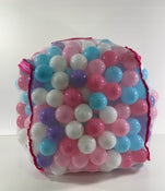 secondhand Click N' Play Balls For Ball Pit, Pink/Purple/White/Blue