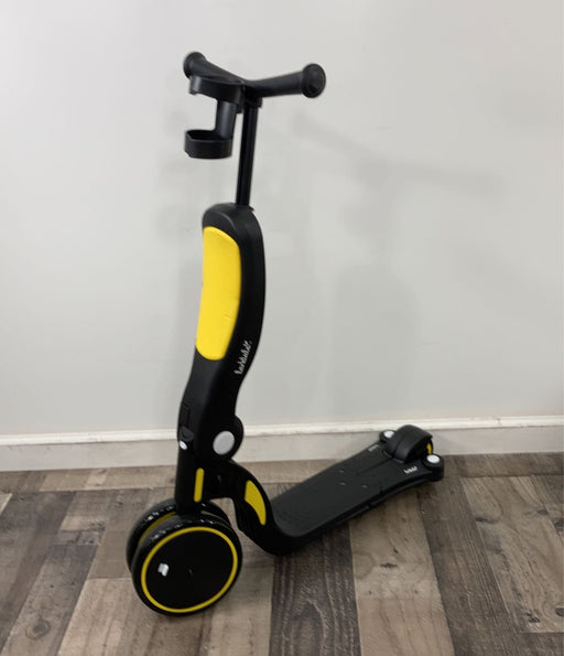 used Larktale Scoobi 5-in-1 Scooter, Clovelly (Yellow/Black)