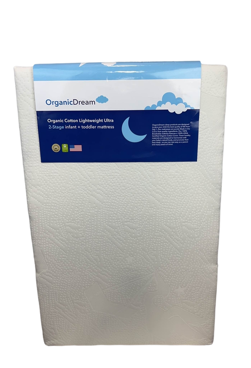 secondhand Organic Dream Organic Cotton 2-Stage Lightweight Ultra Crib Mattress