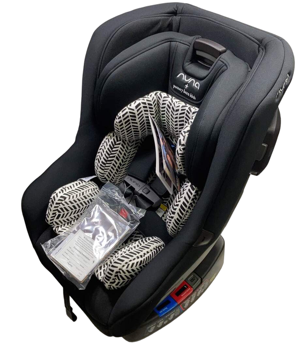 used Nuna RAVA Convertible Car Seat, Broken Arrow Caviar, 2022