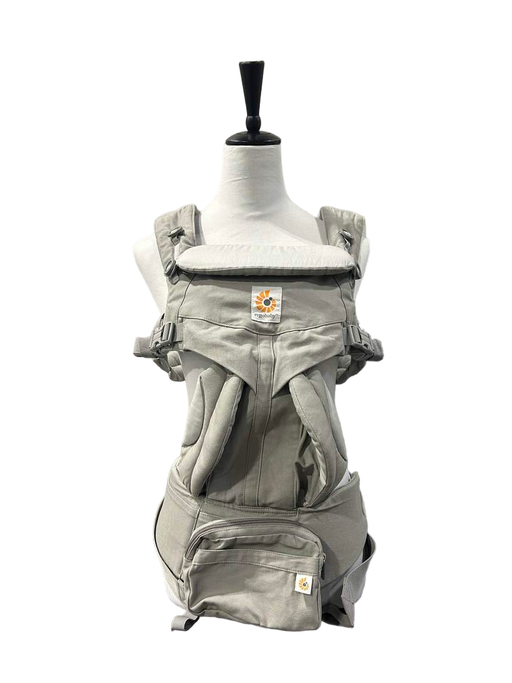 used Ergobaby Omni 360 Cotton Baby Carrier, Pearl Grey