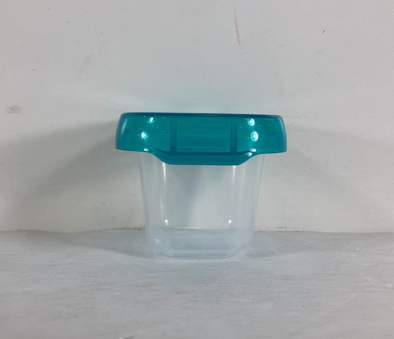 used OXO Tot Baby Blocks Plastic Freezer Storage Containers 6-Pack