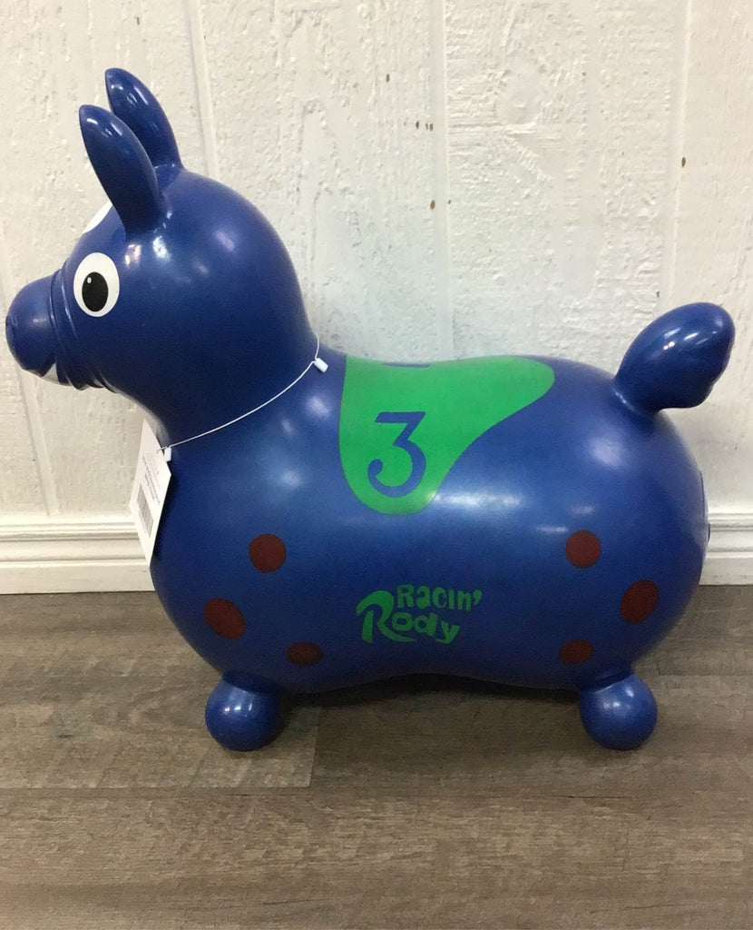 Gymnic Cheval sauteur Rody Bleu Animal à sauter Jouet à sauter Hopser Gymnic Cheval sauteur Rody Bleu Animal à sauter Jouet à sauter Hopser