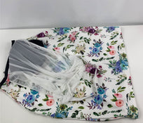 secondhand Acrabros Baby Car Seat Cover, white floral