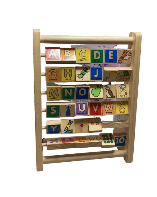 used Melissa & Doug ABC 123 Abacus