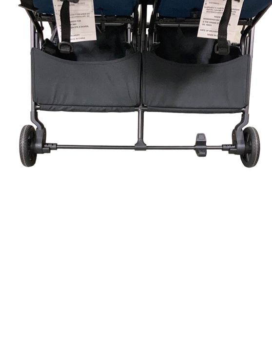 Mompush Lithe Double Stroller, 2022, Navy