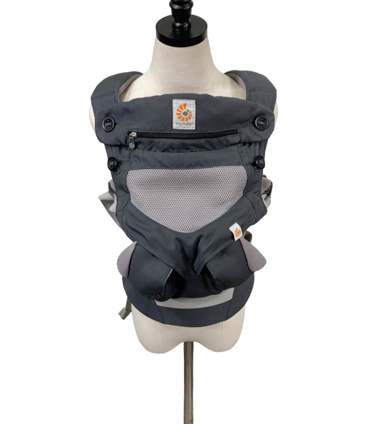 secondhand Ergobaby 360 All Positions Cool Air Mesh Baby Carrier, Carbon Grey