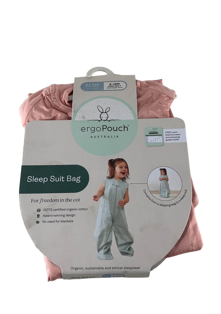 ErgoPouch Sleep Suit Bag TOG (3-12 Months), Berries
