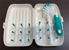 Shop OXO Tot On The Go Drying Rack With Bottle Brush, Teal at GoodBuy Gear
