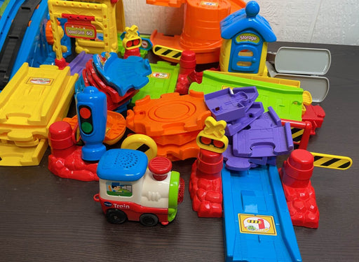 secondhand VTech Go! Smart Wheels Train Station Playset