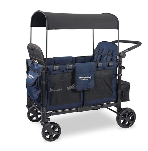 Shop Wonderfold W4 Elite Stroller Wagon, Noble Navy, 2023-WP? at GoodBuy Gear