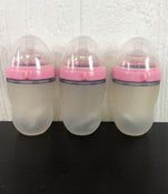 used Comotomo Baby Bottle Bundle, Pink, 8oz