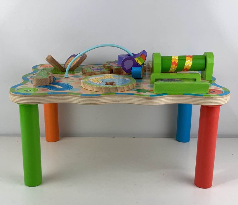 secondhand Melissa & Doug First Play Children’s Jungle Wooden Activity Table