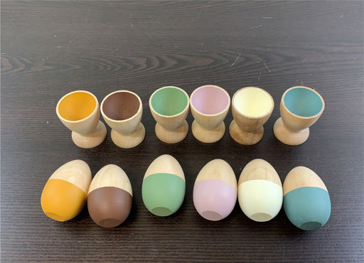 secondhand Elm + Otter Egg And Cup Sorting Set