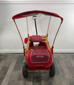 Radio Flyer Classic Steel and Wood Wagon with Canopy & All-Terrain Air Tires