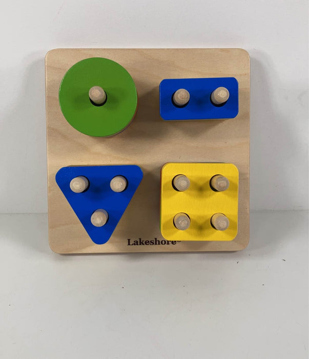 used Lakeshore Sort-a-Shape Activity Board