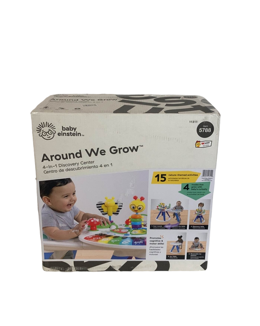used Baby Einstein Around We Grow 4-in-1 Walk Around Discovery Activity Center Table