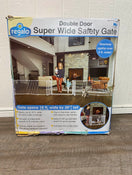 used Regalo Double Door Super Wide Safety Gate