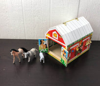 used Melissa & Doug Wooden Latches Barn