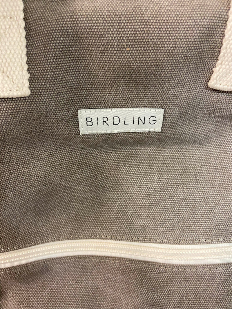 Birdling X Gathre Minimalist Diaper Bag and Changing Pad, Washed Grey/