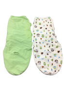 secondhand Summer Infant SwaddleMe Original Swaddle Wrap 2pk, Large (3-6 Months), Woodland Friends