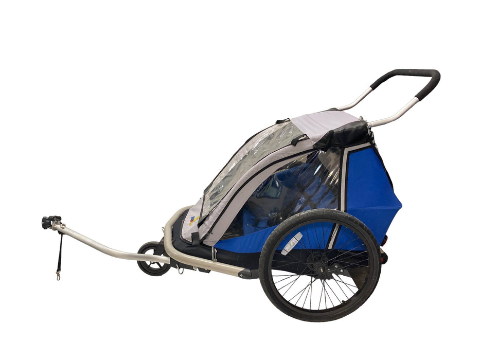 secondhand Kidarooz Bike Trailer, Double