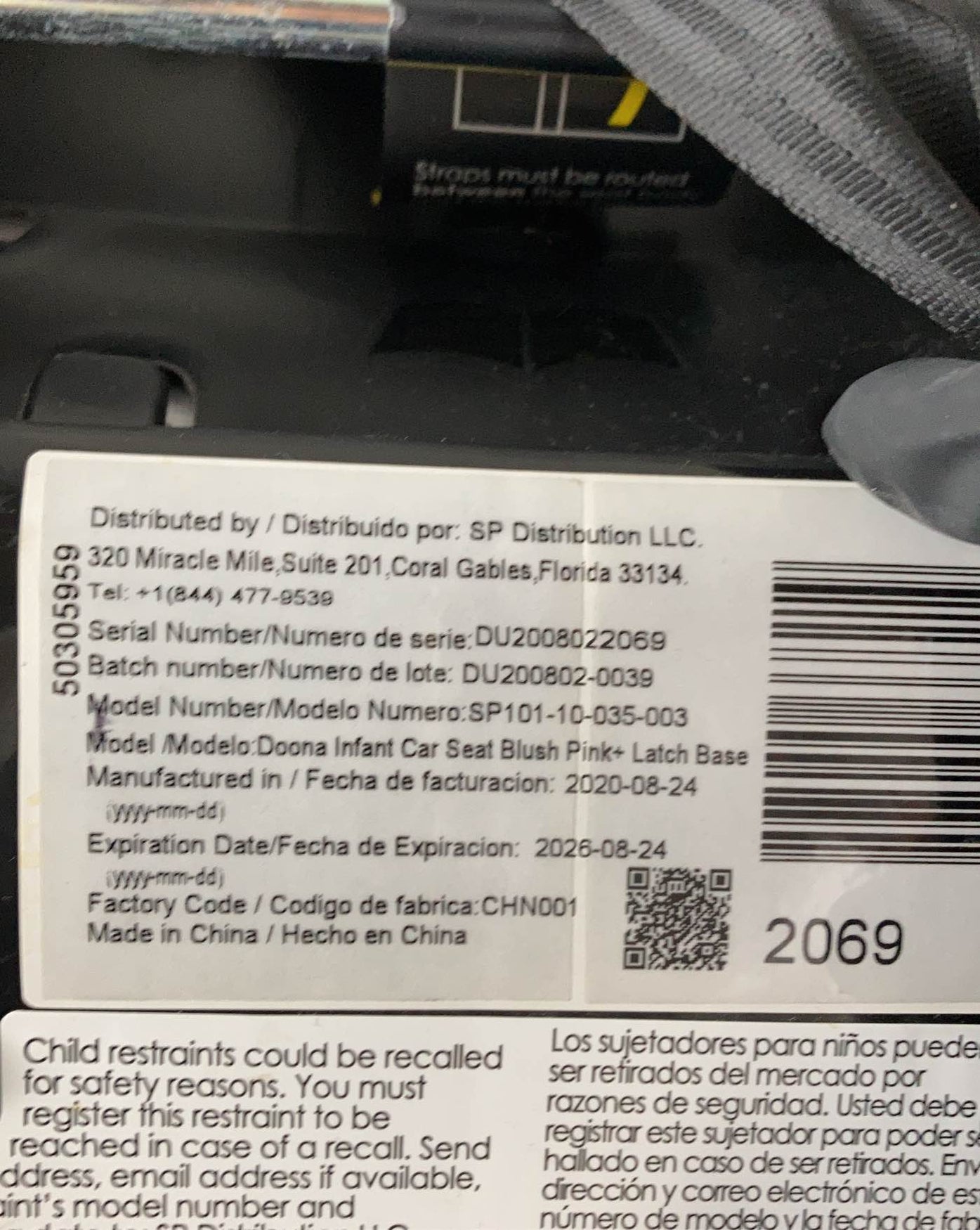 Doona Infant Car Seat & Stroller Combo, Blush Pink, 2020