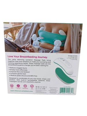 Warming Lactation Vibrating Breast Massager Breastfeeding Nursing  Rechargeable